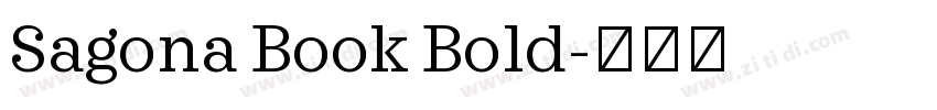 Sagona Book Bold字体转换
